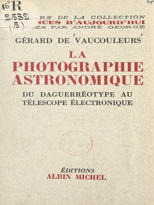 cover image of La photographie astronomique